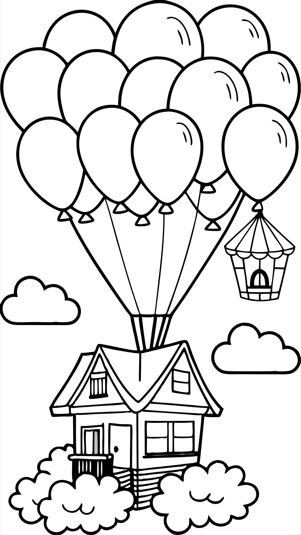 up coloring page